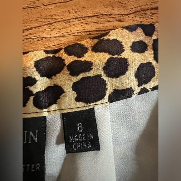 100% Silk Anne Klein Midi Skirt - Picture 5 of 6